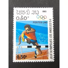 Sello Postal - Laos - 1983 Juegos Olimpicos De Los Angeles