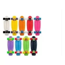 Patineta Tabla Tipo Penny Colores 57 Cm Mini Long Niños