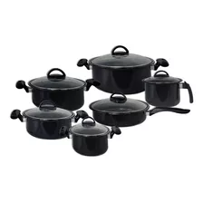 Jogo 6 Panelas Cerâmica Frete Grátis Indução Cooktop Lenha