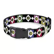 Buckle-down Power Ranger Animal Logo Blocks Black/white/mult