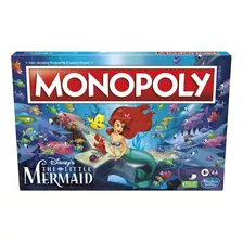 Jogo Monopoly Filme Pequena Sereia Banco Imobiliário Disney