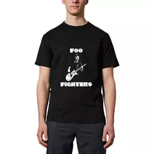 Camiseta Adulto Show Foo Fighters Dave Grohl Guitarra