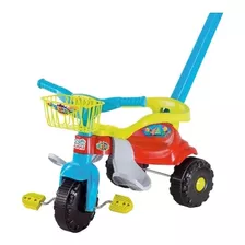 Tico Tico Festa Azul Motoca Infantil Com Cestinha Magic Toys