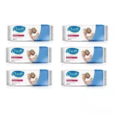 6 Pack Q-soft Toallitas Humedas Para Adultos X 40 Unid