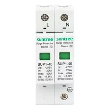 Spd Protector Sobretension Suntree, Sup1-40, 2 Polos, 275vac