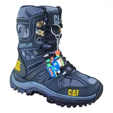 Botas Para Niño Caña Alta Compatible Con Caterpillar Cosidas