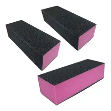 Block Pulidor Para Uñas Postizas Color Combinado 3 Piezas