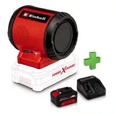 Parlante Y Cargador Usb Portatil Bluetooth Einhell + Bateria