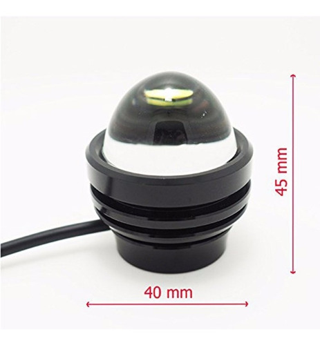 Faro Drl Led Ojo De Aguila Cree Auto Moto Aux Lupa Audi Bmw  Foto 5