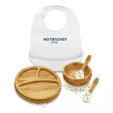 Nutrichef Juego De Alimentacin Para Bebs Y Nios Pequeos, Pla