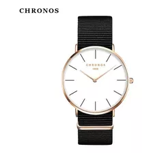 Relojes De Cuarzo De Nailon Chronos Ch02, Modernos Y Casuale