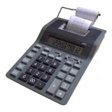 Calculadora De Escritorio C/papel Cifra Pr 1200 Color Gris Oscuro