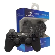 Controle Sem Fio Compatível Com Ps3 Cor Preto