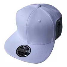 Boné Aba Reta Branco Snapback Básico Liso E + Cores