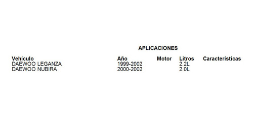 Radiador Daewoo Nubira 2001 2.0l Premier Cooling Foto 2