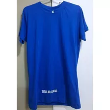 Camiseta Titular Jeans Logo Pequeno Na Gola 13258.111az