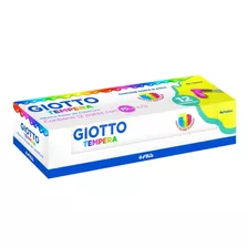 Tempera Giotto 12 Colores 15ml