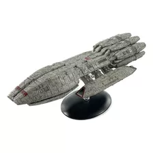 Miniatura Nave Pegasus Battlestar Galactica Edição 8 Cor Cinza