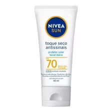 Protetor Facial Nivea Sun Toque Seco Antissinais Fps 70