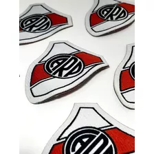 Escudo River Plate Bordado Original Legítimo X 10 Unidades