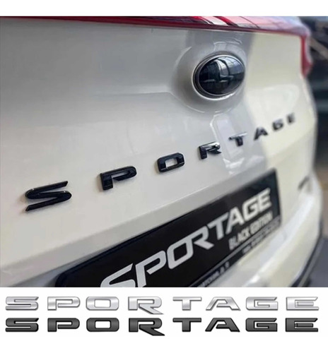 Emblema En Letras Para Puerta Trasera Y Capot Kia Sportage Foto 10