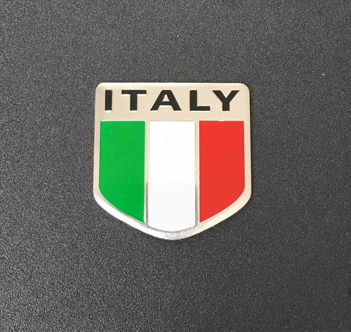 Emblema Tipo Escudo Bandera Italia Auto Adhesivo Para Fiat Foto 3