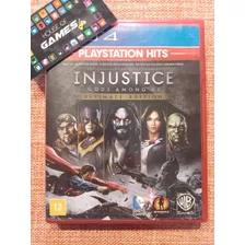 Injustice Ultimate Playstation Hits Ps4 Mídia Física Usado