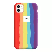 Capa Capinha Arco Iris Orgulho Lgbt P/ iPhone 12 /12 Pro Max