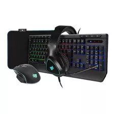 Kit Gamer Pichau Netuno 4x1, Teclado+mouse+headset+mousepad