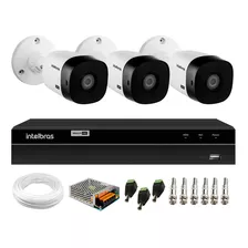 Kit 3 Câmeras Vhl 1120b Hdcvi Infra 20m Ip66 + Dvr 1204