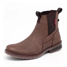 Bota Botin Caballero Casual Speedy 7721 Cafe Y Miel