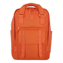 Mochila Para Laptop 15.6'' Xtrem Portland 341 Mujer 30 L Color Naranja Diseño De La Tela Liso