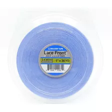 Fita Rolo Adesivo Lace Front Azul 36 Metros 2,5 Cm- Promoção