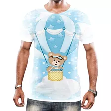 Camisa Camiseta Masculina Urso Baloeiro Tema Festa Em Hd 3