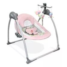 Silla Mecedora Electrónica Con Móvil Pink Rs-17750 Color Rosado