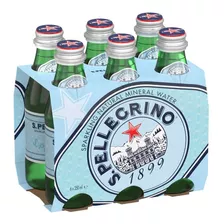 Agua Mineral San Pellegrino 6 Pack De 250ml