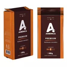 Kit 1kg Café Alto Vácuo Torrado E Moído Premium