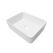 Lavamanos De Sobreponer En Ceramica Blanco 14cm*49cm*37.5cm