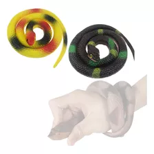 2 Cobra De Borracha Serpente Macia Brinquedo 68 Cm