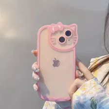 Carcasa iPhone 14 Pro Hello Kitty Rosada