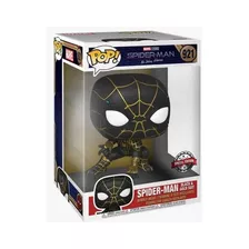 Spiderman Funko Pop 10 Pulgadas Black And Gold