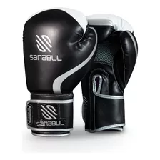 Guantes De Boxeo Sanabul 8 Oz Black/metallic Silver