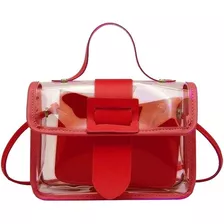 Bolso Transparente Simple De Moda Para Mujer