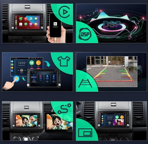 Nissan Carplay Tiida Versa Sentra Dvd Gps Wifi Touch Radio Foto 6