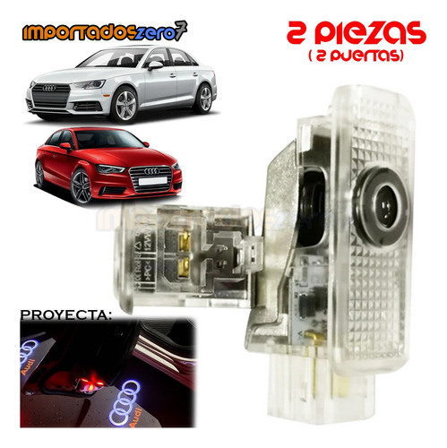 Foto de 2x Luz Puerta Cortesia Para Audi A1 2 3 4 5 6 R8 Tt Q3 Q5 Q7