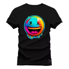 Camiseta Plus Size Premium Shirt Algodão Smile Nectar