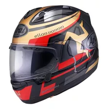 Casco De Moto, Marca Arai, Color Rojo-dorado, Talla S