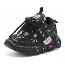 Tenis Niño Bota Sonic Luces Led