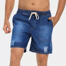 Shorts Masculinos Jeans Casual Premium - Várias Cores