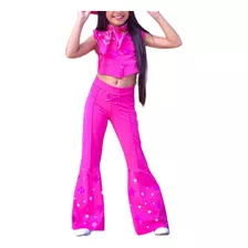 Disfraz Conjunto Para Niña Modelo Barbie Vaquera 